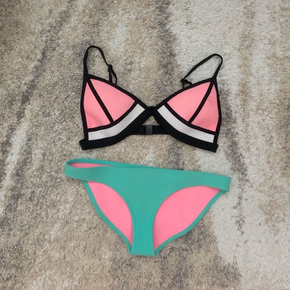 Triangl swimsuit size small+ top, bottom medium